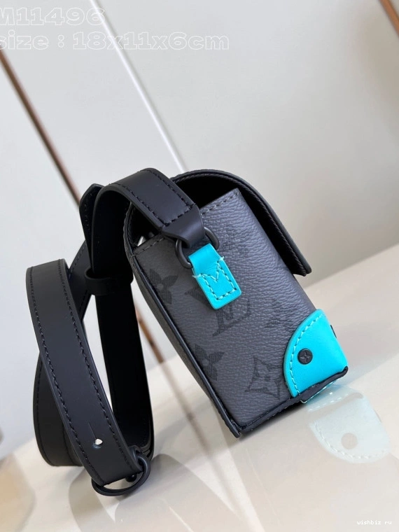 WIS LOUIS Wearable VUITTON Steamer Wallet-18*11*6.5CM 0807